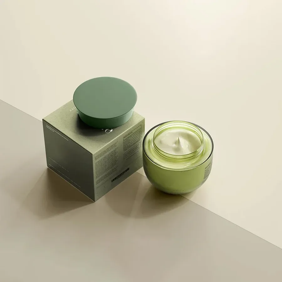 Custom printed cream jar boxes