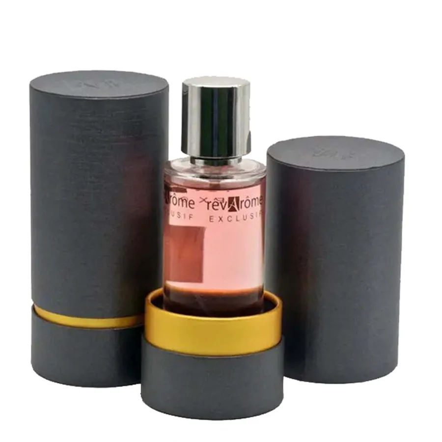 Custom printed cylinder perfume boxes