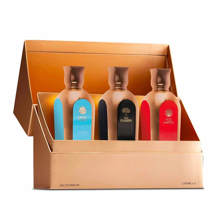 Custom printed perfume collection boxes