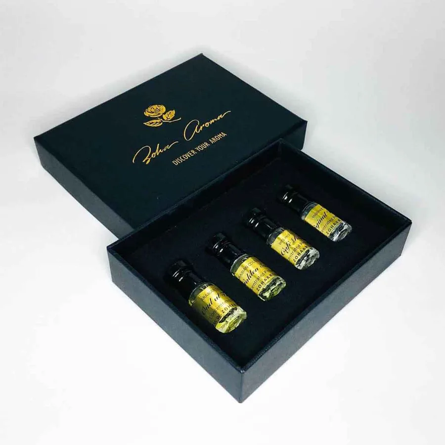 Perfume Oil, Dropper and Roll-On Boxes, example 2