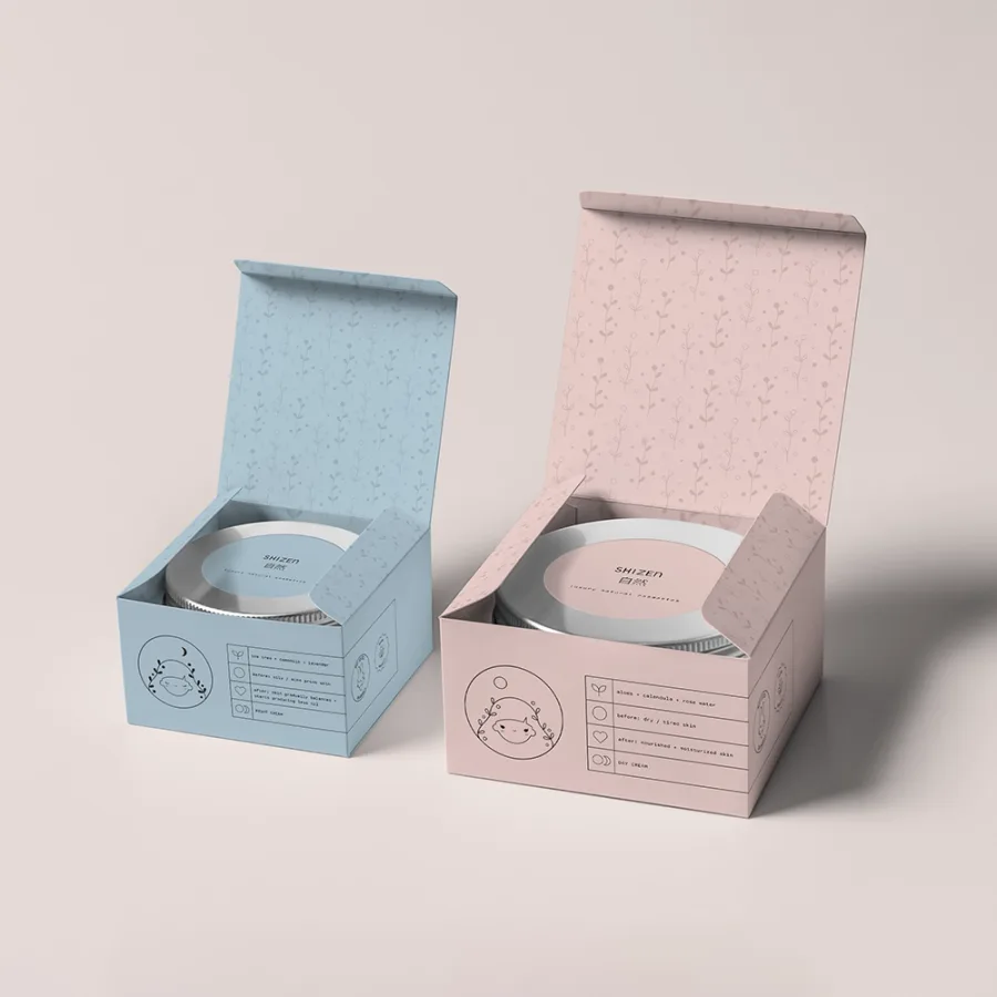 Printed Cosmetic Boxes, example 2