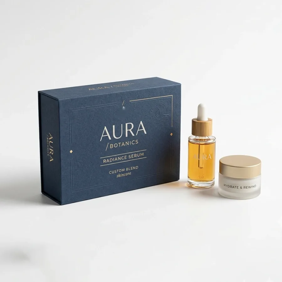 Custom printed skincare boxes