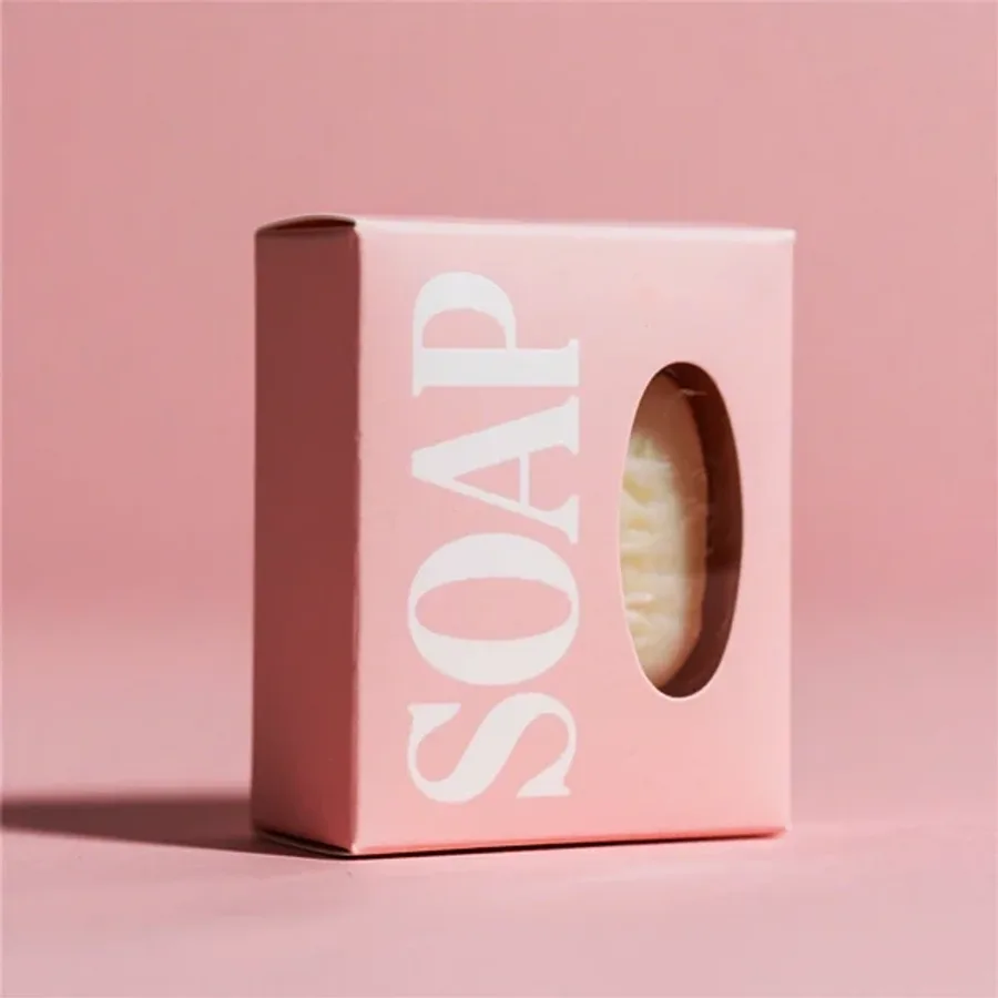 Custom printed window soap boxes